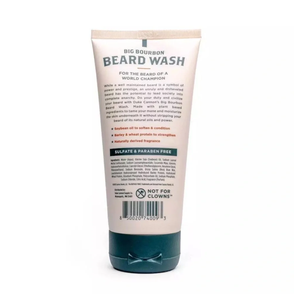 Big Bourbon Beard Wash - White and Red
